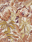 York Amber Feuilles Peel & Stick Wallpaper