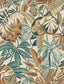 York Spice Feuilles Peel & Stick Wallpaper