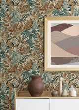 York Spice Feuilles Peel & Stick Wallpaper