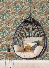 York Spice Feuilles Peel & Stick Wallpaper