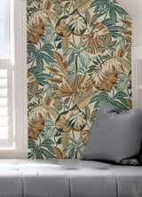 York Spice Feuilles Peel & Stick Wallpaper