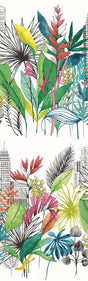 York Sierra Multicolor Urban Tropic Wallpaper