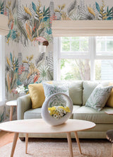 York Sierra Neutral Urban Tropic Wallpaper