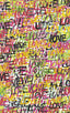 York Indio Chartreuse Love Scribble Wallpaper