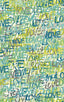 York Indio Teal Love Scribble Wallpaper