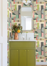 York Rhodes Pastel Blocs Wallpaper