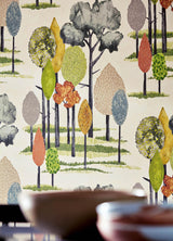 York Cypress Olive Tall Trees Wallpaper
