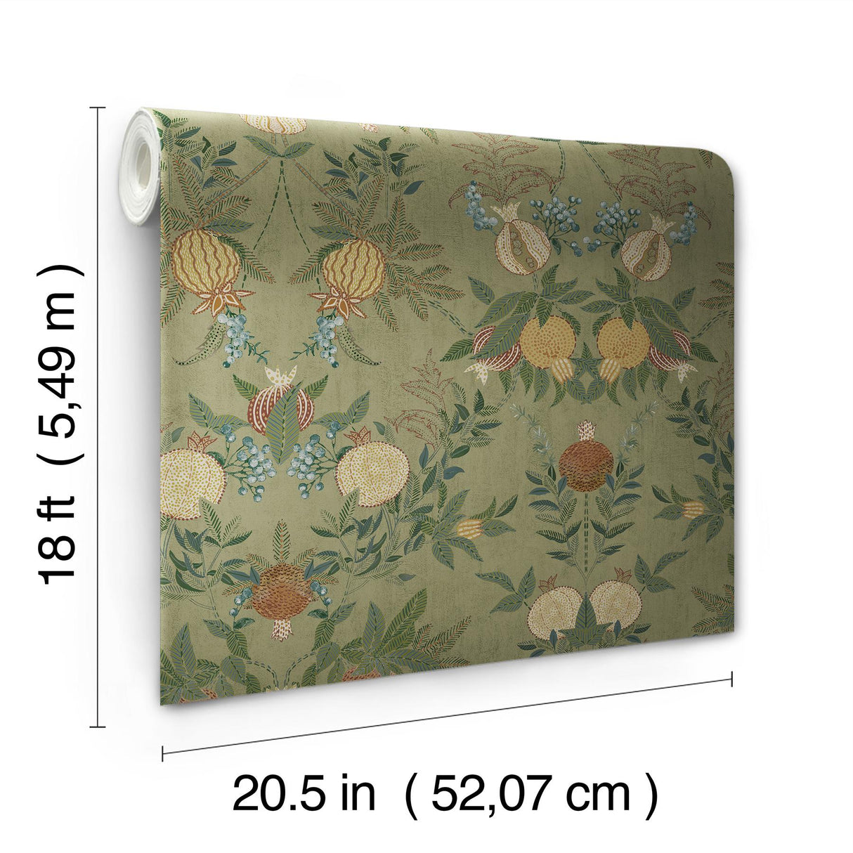 York Melograno Moss Peel & Stick Wallpaper