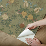 York Melograno Moss Peel & Stick Wallpaper
