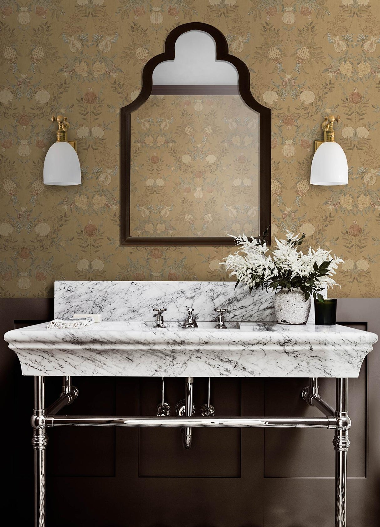 York Melograno Wheat Peel & Stick Wallpaper
