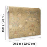 York Melograno Wheat Peel & Stick Wallpaper