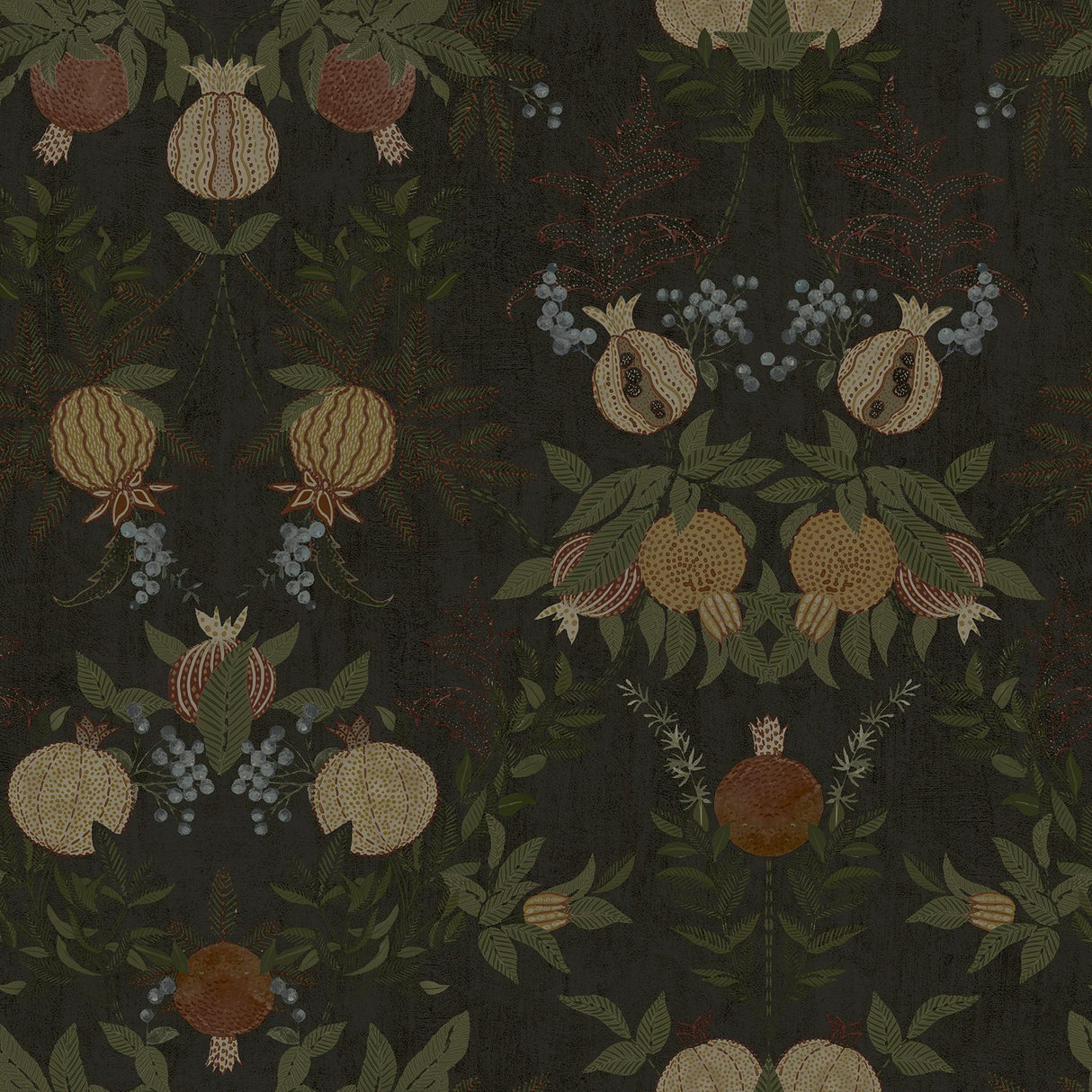 York Melograno Cinder Peel & Stick Wallpaper