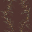 York Posy Cranberry Peel & Stick Wallpaper