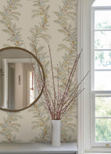 York Posy Vanilla Peel & Stick Wallpaper