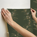 York Posy Spruce Peel & Stick Wallpaper