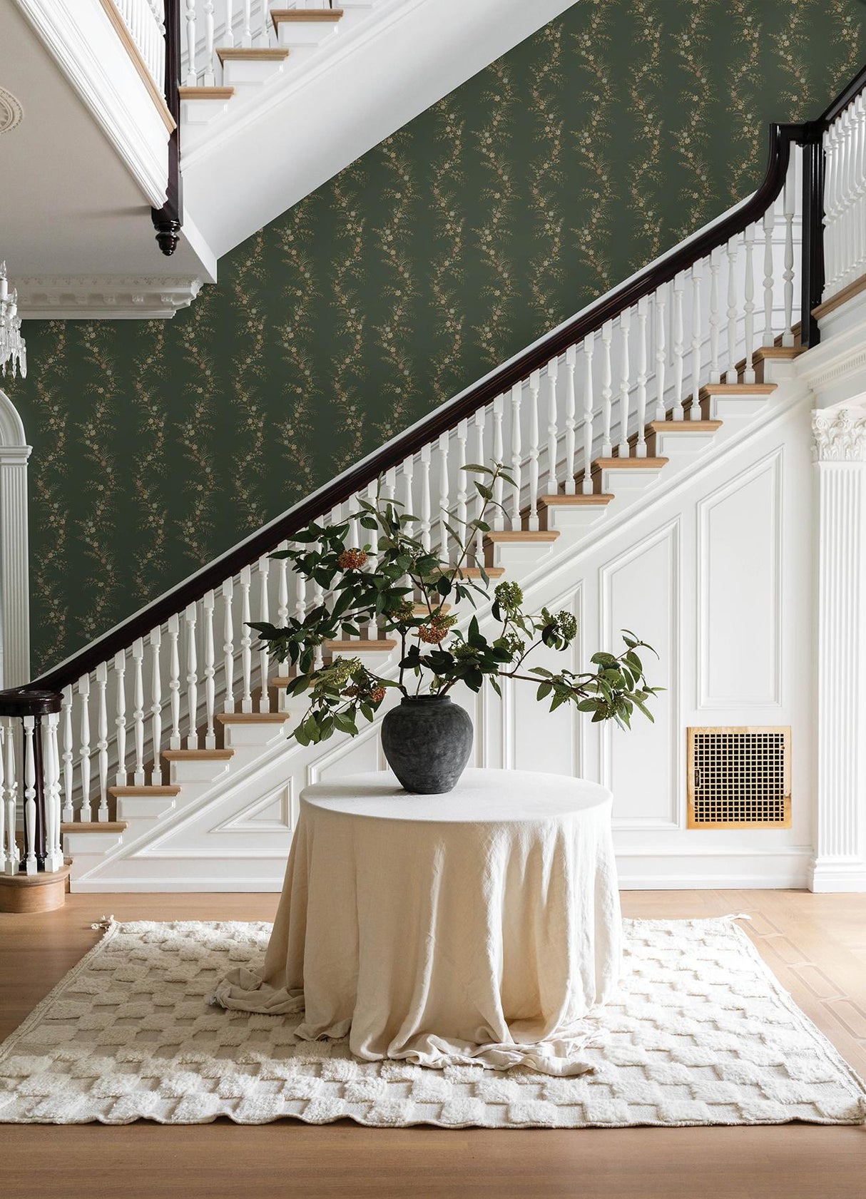 York Posy Spruce Peel & Stick Wallpaper
