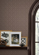 York Nova Carob Brown Peel & Stick Wallpaper