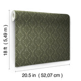York Nova Evergreen Peel & Stick Wallpaper
