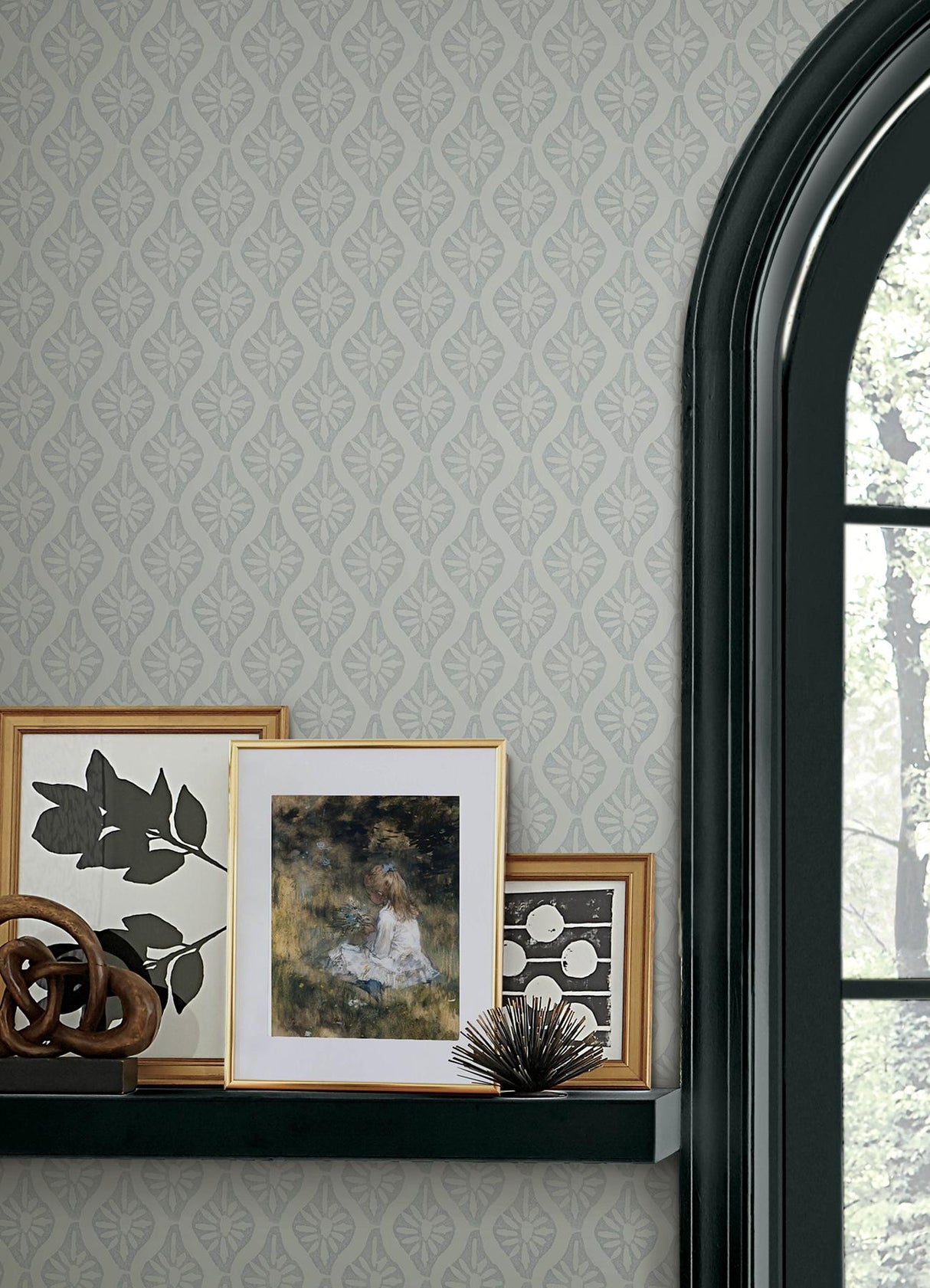 York Nova Mist Blue Peel & Stick Wallpaper