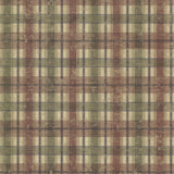 York Nellie Brick Wooden Plaid Wallpaper