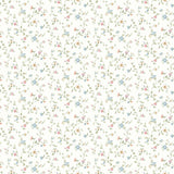 York Shelby Blush Calico Floral Wallpaper