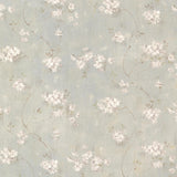 York Dixie Aqua Floral Trail Wallpaper