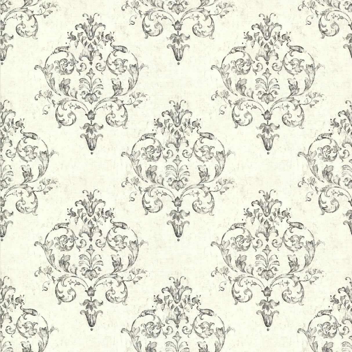 York Arronsburg Ivory Damask Wallpaper