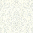 York Presley Blue Country Damask Wallpaper