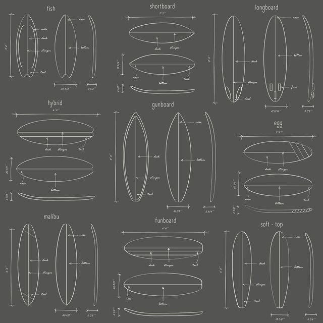 York Cosette Taupe Equations Wallpaper