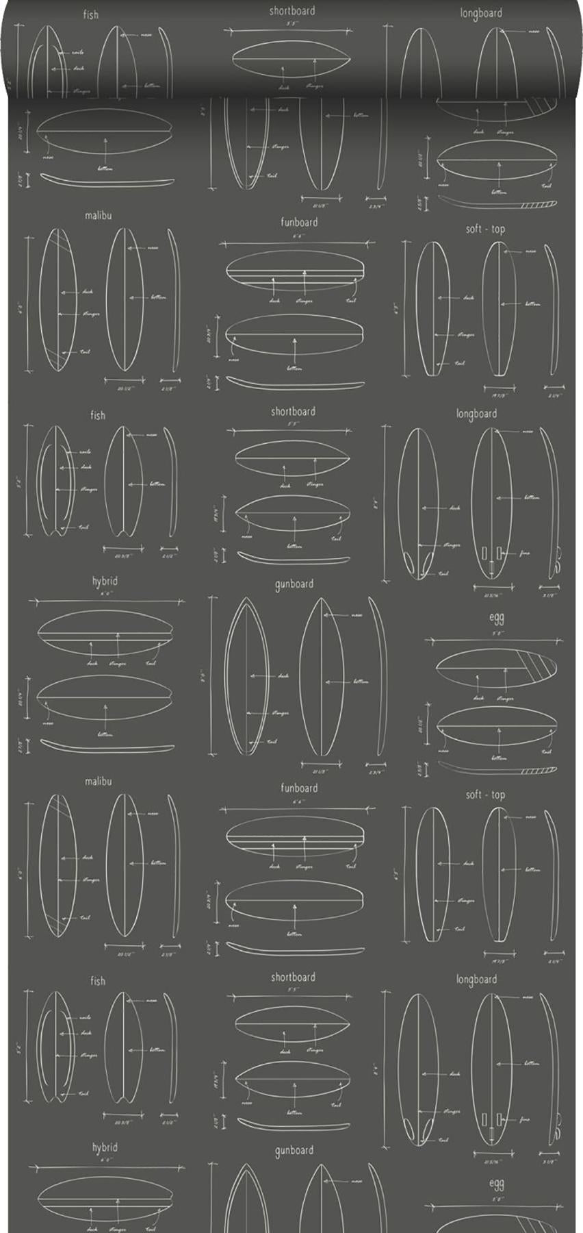 York Cosette Taupe Equations Wallpaper