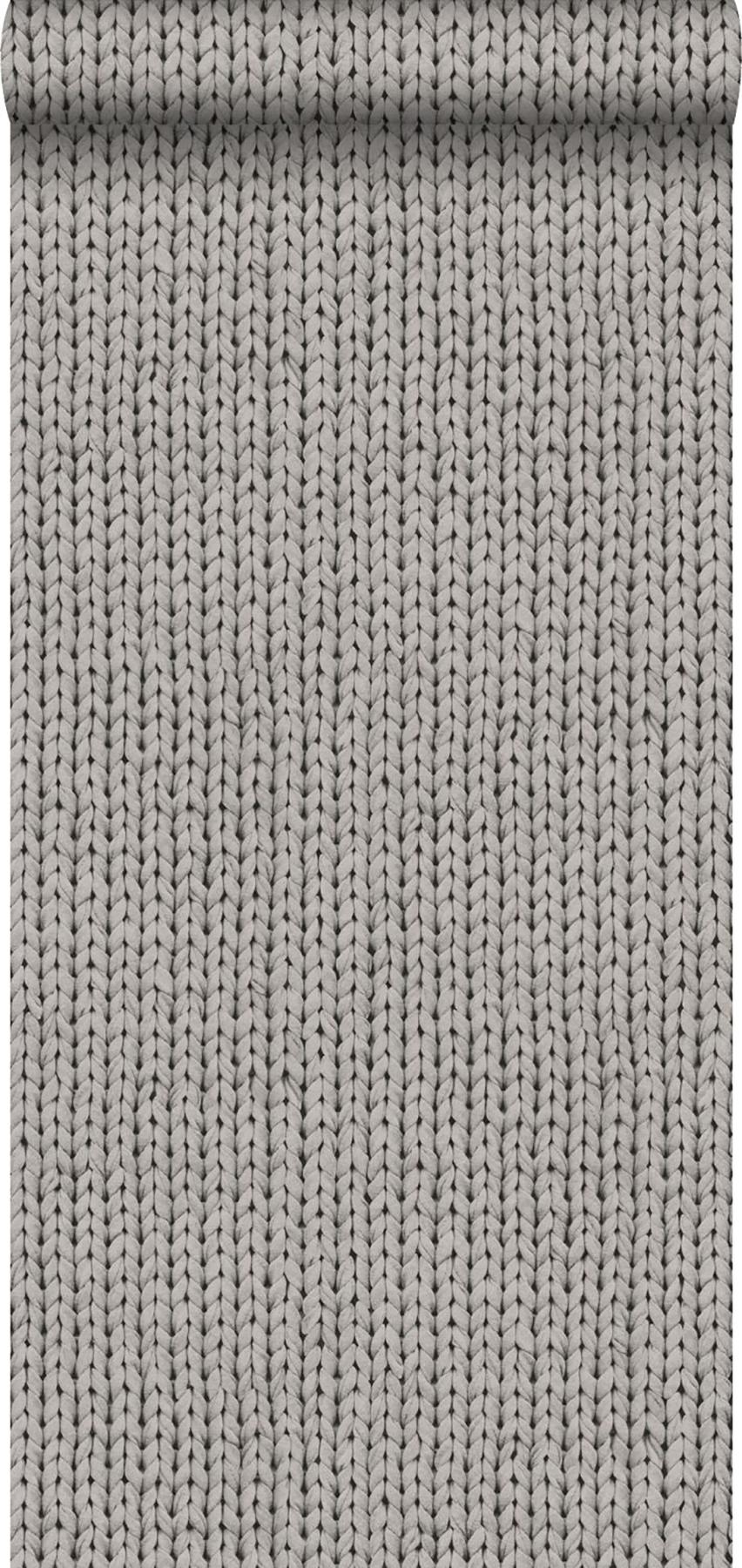York Hart Taupe Chevron Fabric Wallpaper
