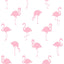 York Lovett Pink Flamingo Wallpaper