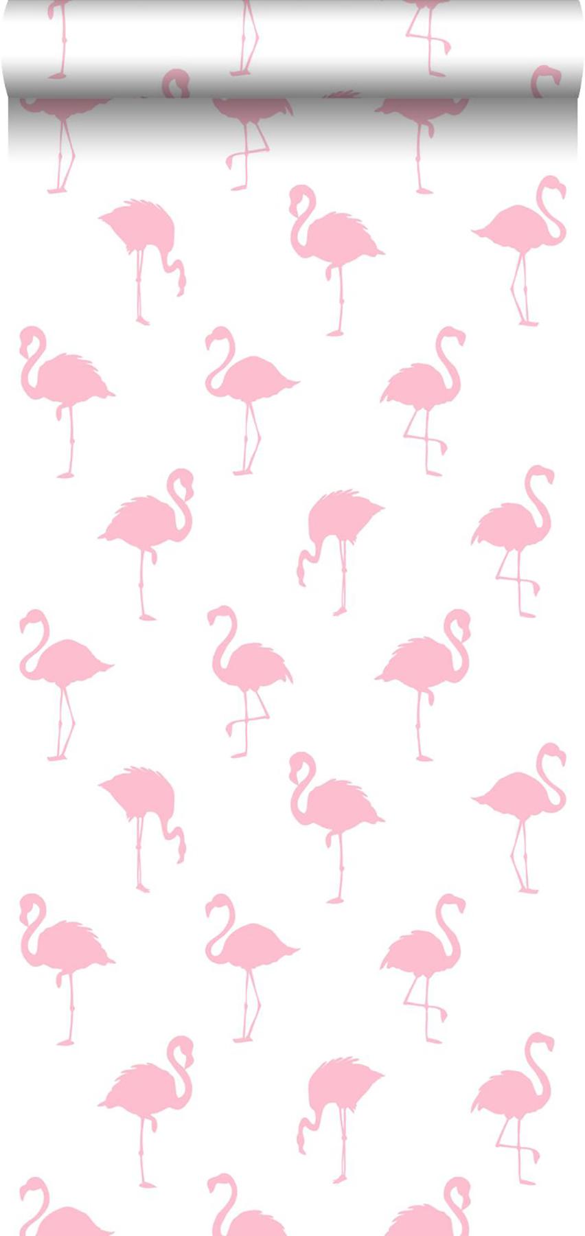 York Lovett Pink Flamingo Wallpaper