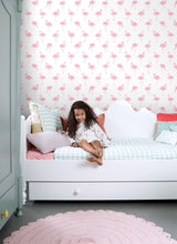 York Lovett Pink Flamingo Wallpaper