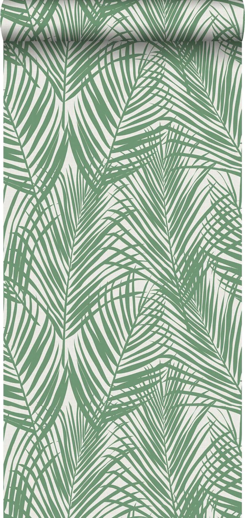 York Fifi Green Palm Frond Wallpaper
