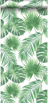 York Patti Light Green Leaves Wallpaper