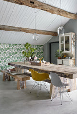 York Patti Light Green Leaves Wallpaper