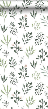York Cynara White Scandinavian Floral Wallpaper