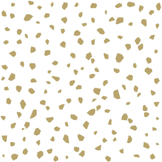York Confetti Gold Terrazzo Wallpaper