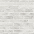 York Burnham Grey Brick Wall Wallpaper