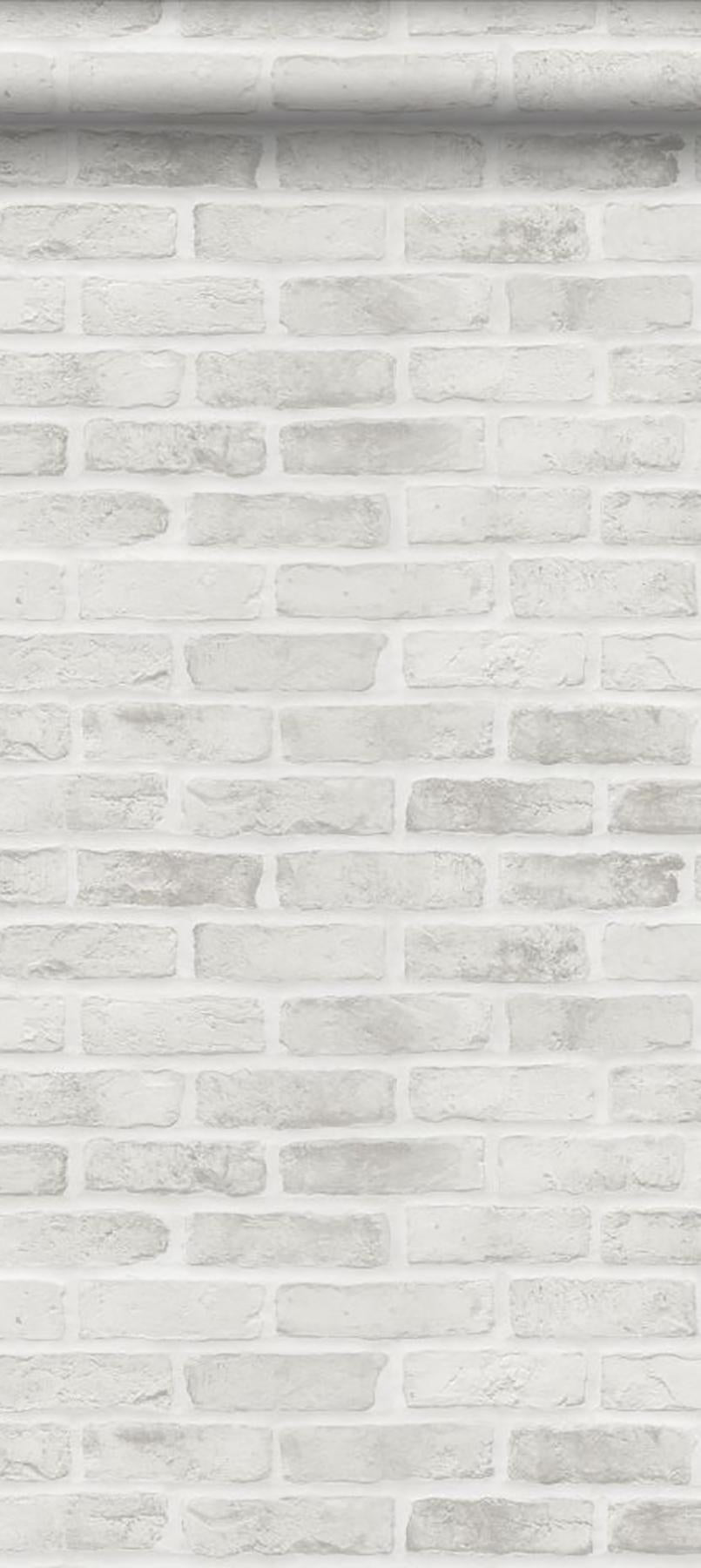 York Burnham Grey Brick Wall Wallpaper