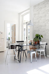 York Burnham Grey Brick Wall Wallpaper