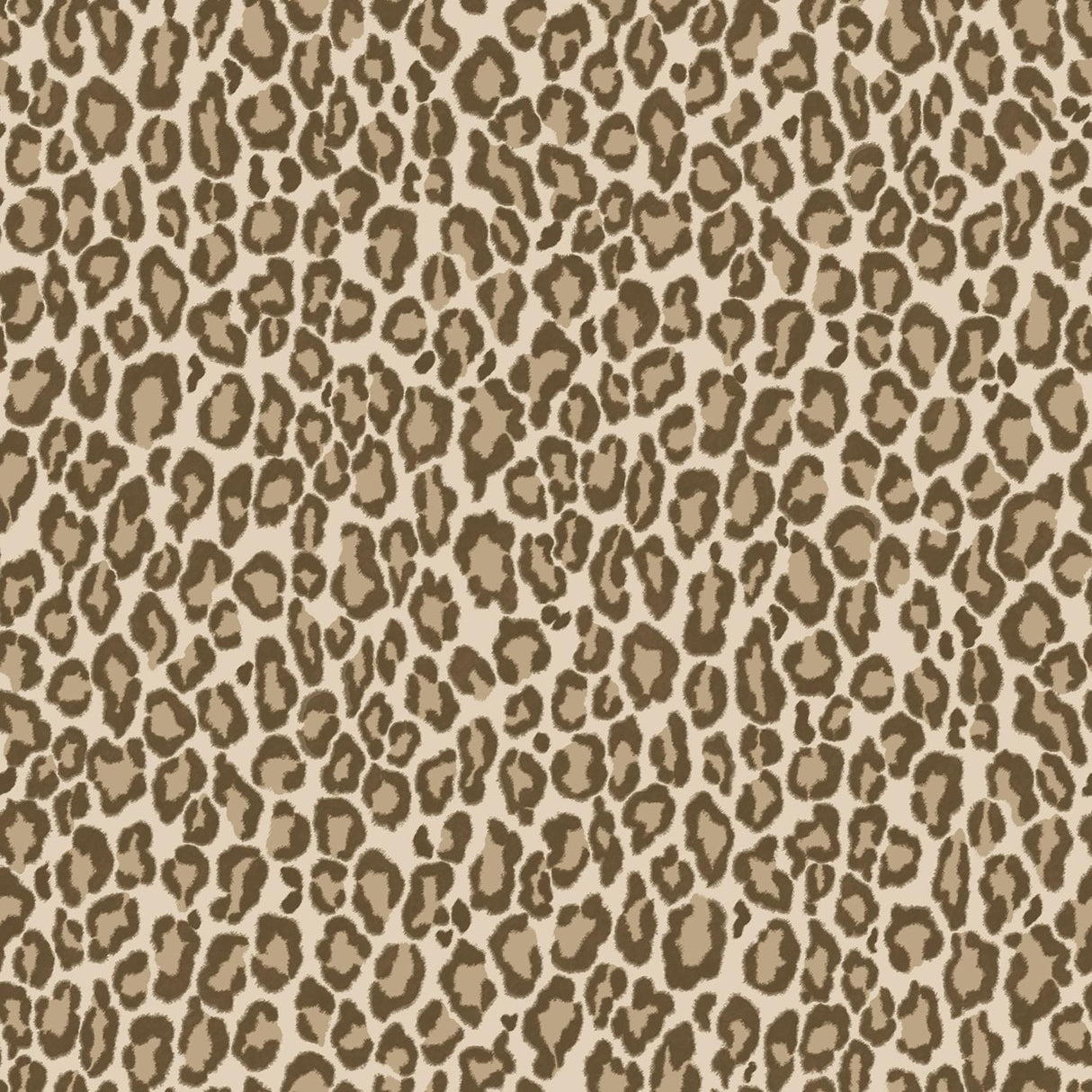 York Cicely Brown Leopard Skin Wallpaper
