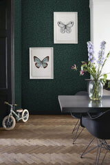 York Cicely Green Leopard Skin Wallpaper