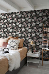 York Contessa Blush Flowers Wallpaper
