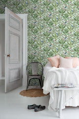 York Carola Green Jungle Tropics Wallpaper