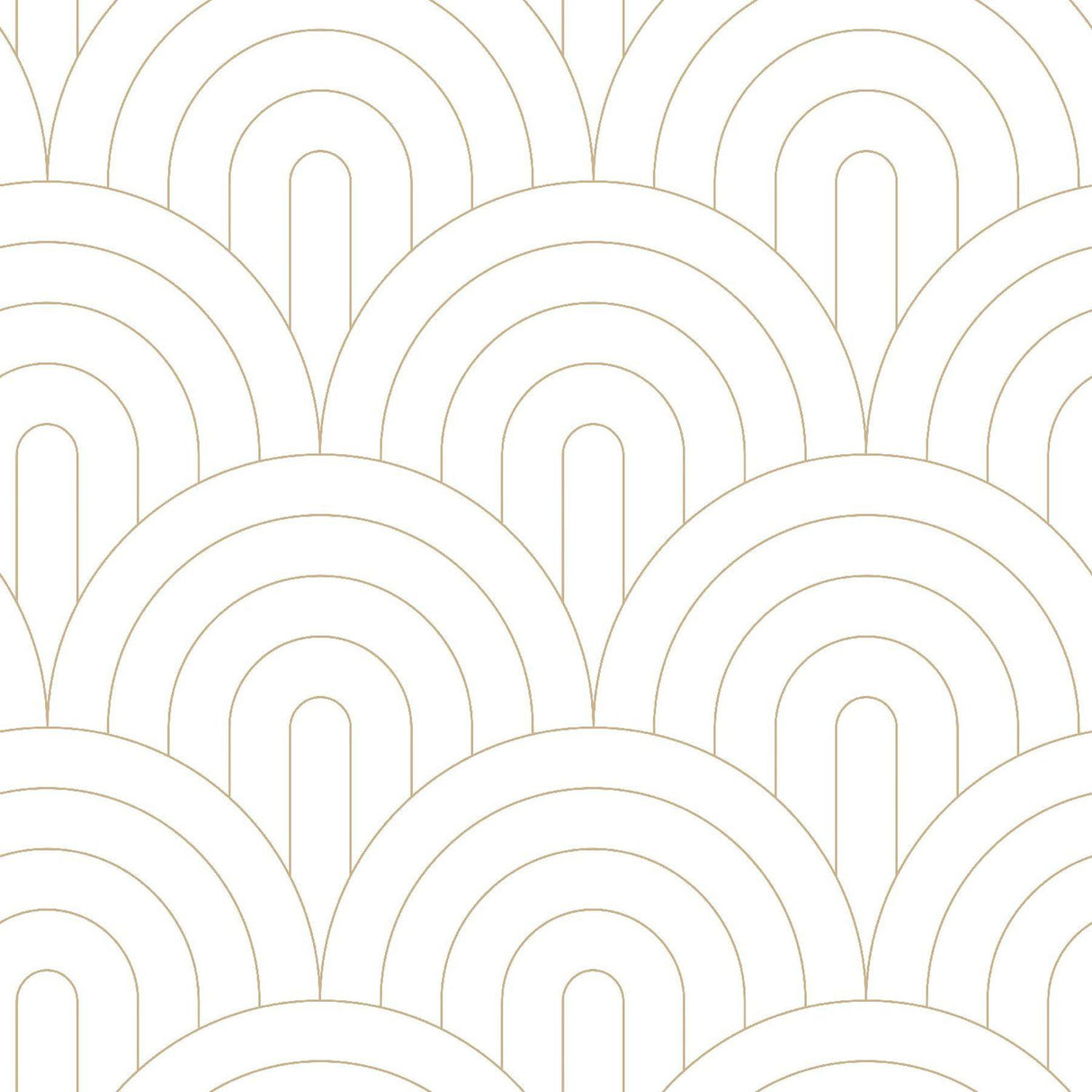 York Lalique White Art Deco Motif Wallpaper
