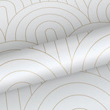 York Lalique White Art Deco Motif Wallpaper