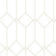 York Trilliant White Art Deco Motif Wallpaper