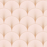 York Lempicka Pink Art Deco Motif Wallpaper